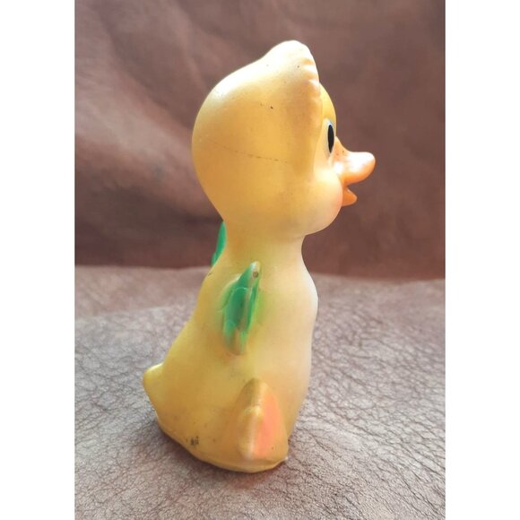 Vintage Japanese Toy Rubber Duckie 1950s Squirting Bottom - Picture 5 of 5